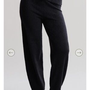 Barefoot Dreams Black Track Pants